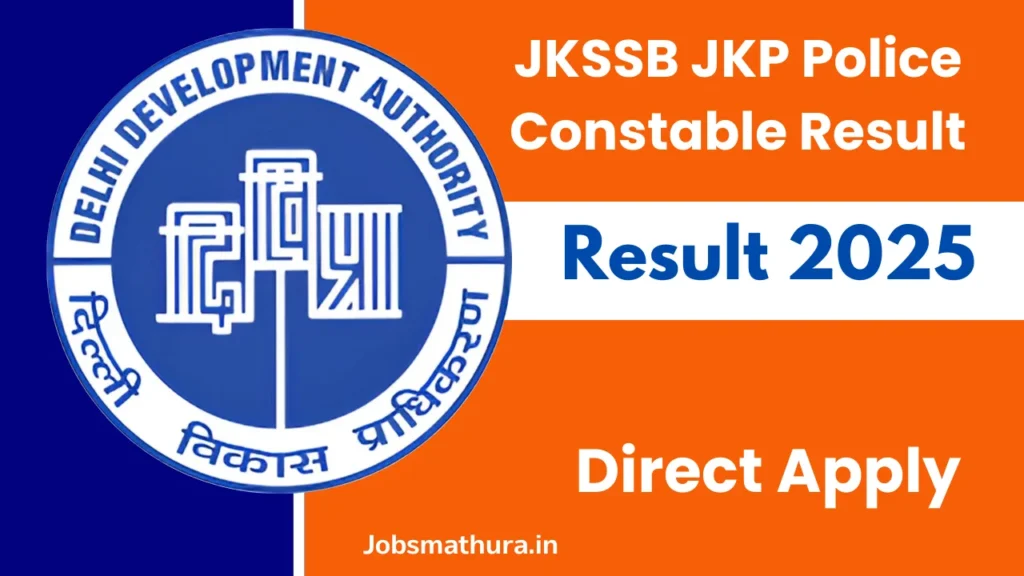 Delhi DDA Various Post Final Result