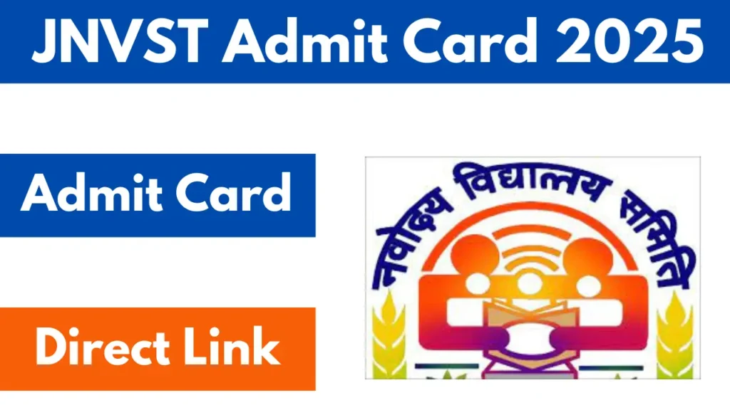 JNVST Admit Card 2025