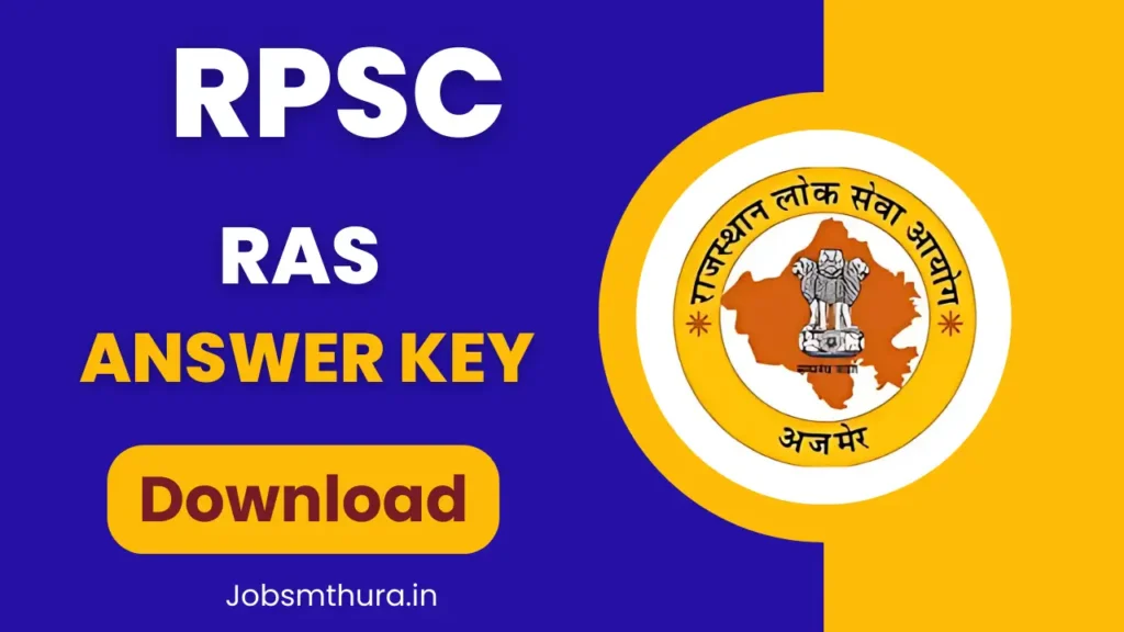 RPSC RAS Answer Key 2025