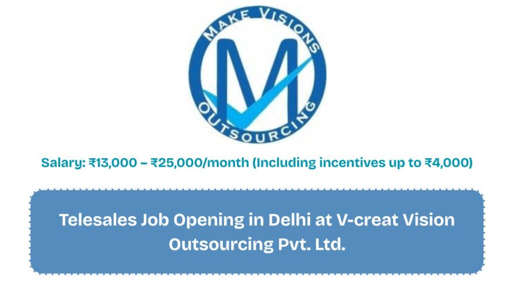 Telesales Job Opening in Delhi
