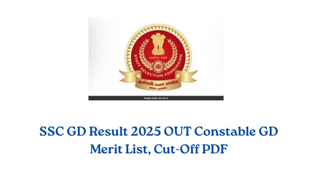 SSC GD Result 2025