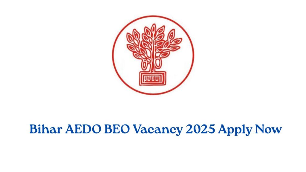 Bihar AEDO BEO Vacancy 2025